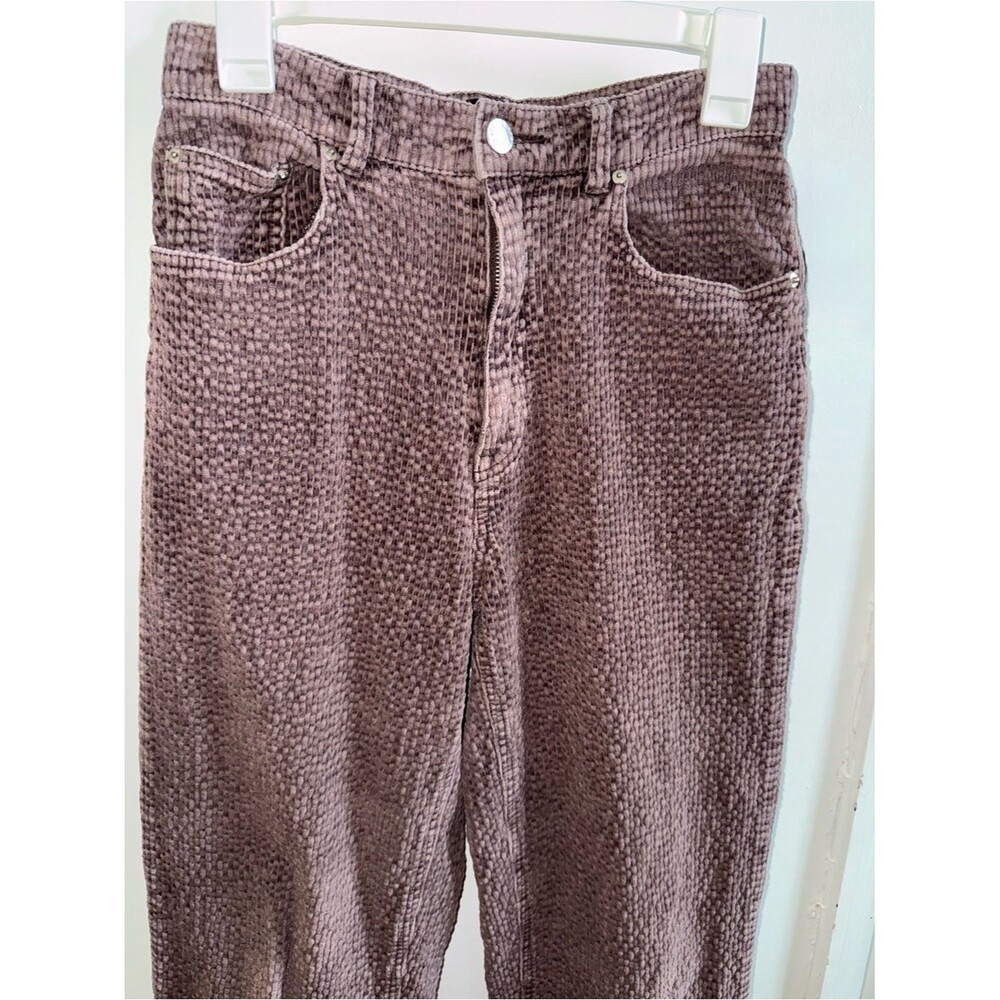 BDG Urban Outfitters High Rise Baggy Textured Popcorn Pants 28 - Picture 3 of 13